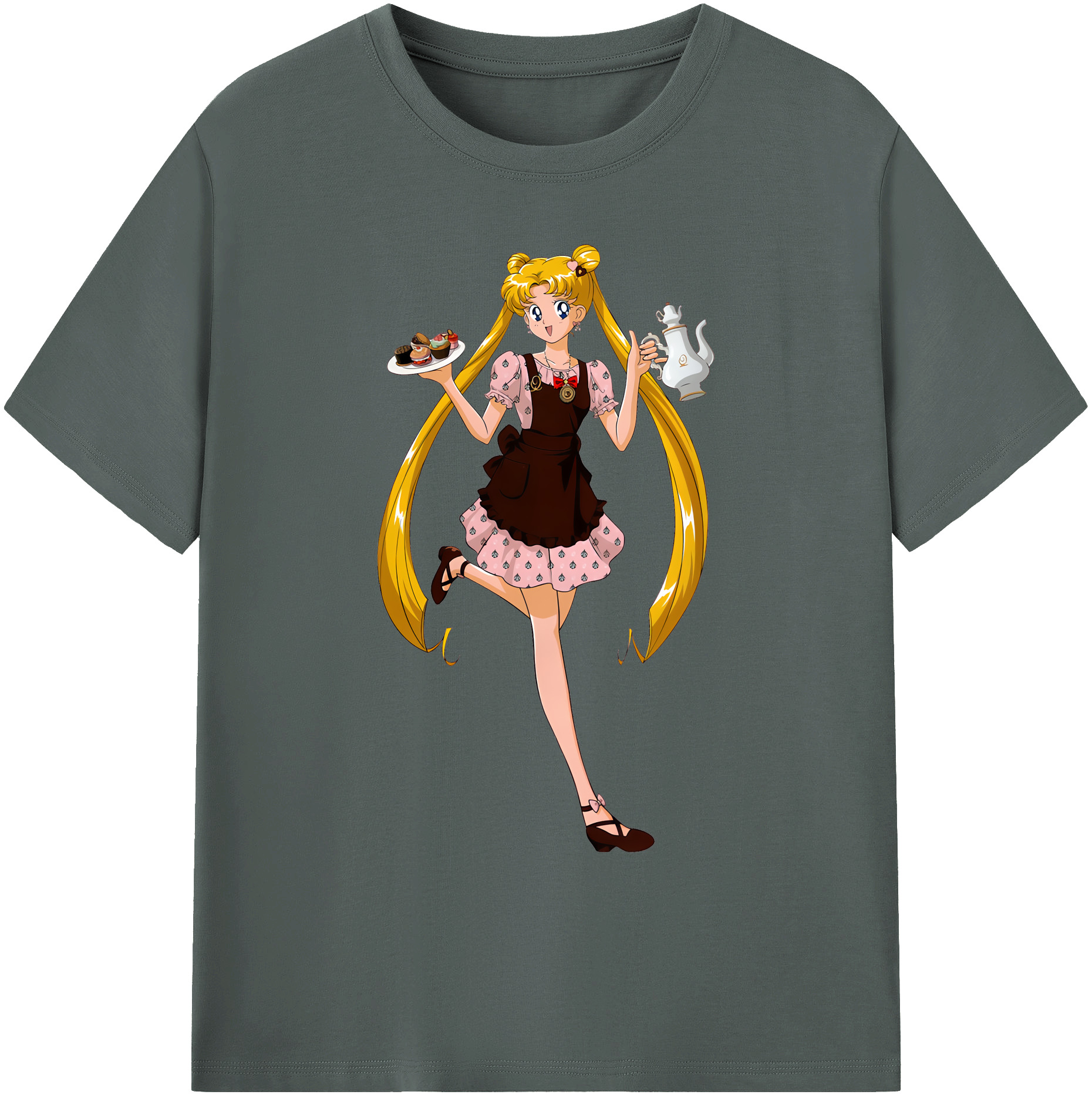 （画像用） 美少女戦士セーラームーン 愛野 美奈子 あいの みなこ Sailor Moon Aino Minako 綿100％ メンズ半袖Tシャツ｜肌触りやわらか＆通気性